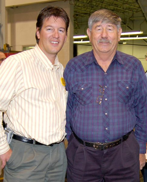 Brian Bendig and his father Ray Bendig standing side by side.